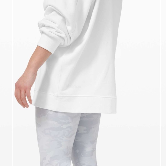 Lululemon Perfectly Oversized Crew - White - 6 - Picture 4 of 7